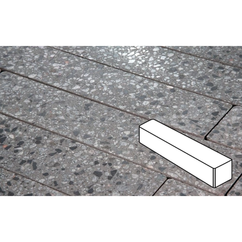 Плитка тротуарная Готика, Granite FINO, Ригель, Галенит, 360х80х80 мм