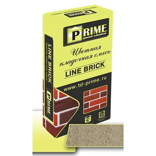 Кладочная смесь Prime Line Brick Светло-Бежевая 25 кг