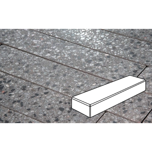 Плитка тротуарная Готика, Granite FINO, Паркет, Галенит, 300х100х60 мм